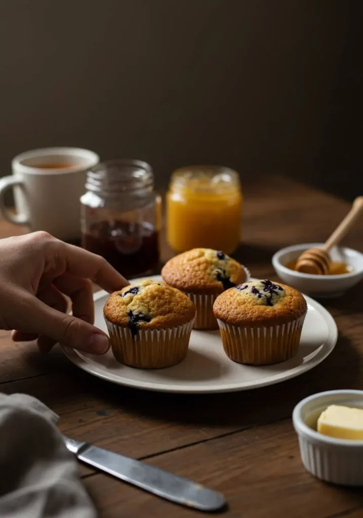 blueberry muffins