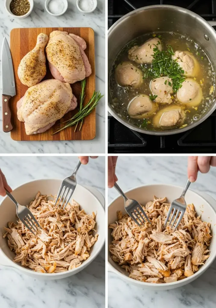 shredded chicken recipes